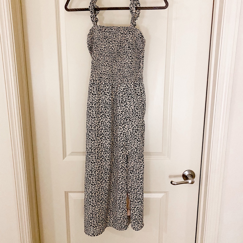 Abercrombie & Fitch Leopard Dress with Slit